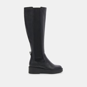 Dolce Vita Eamon WATERPROOF H2O Black Boots Size Large Modern Tall Shaft NWT